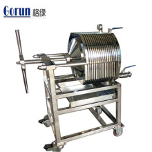 Sanitary Beer Used Movable Plate Frame Filter